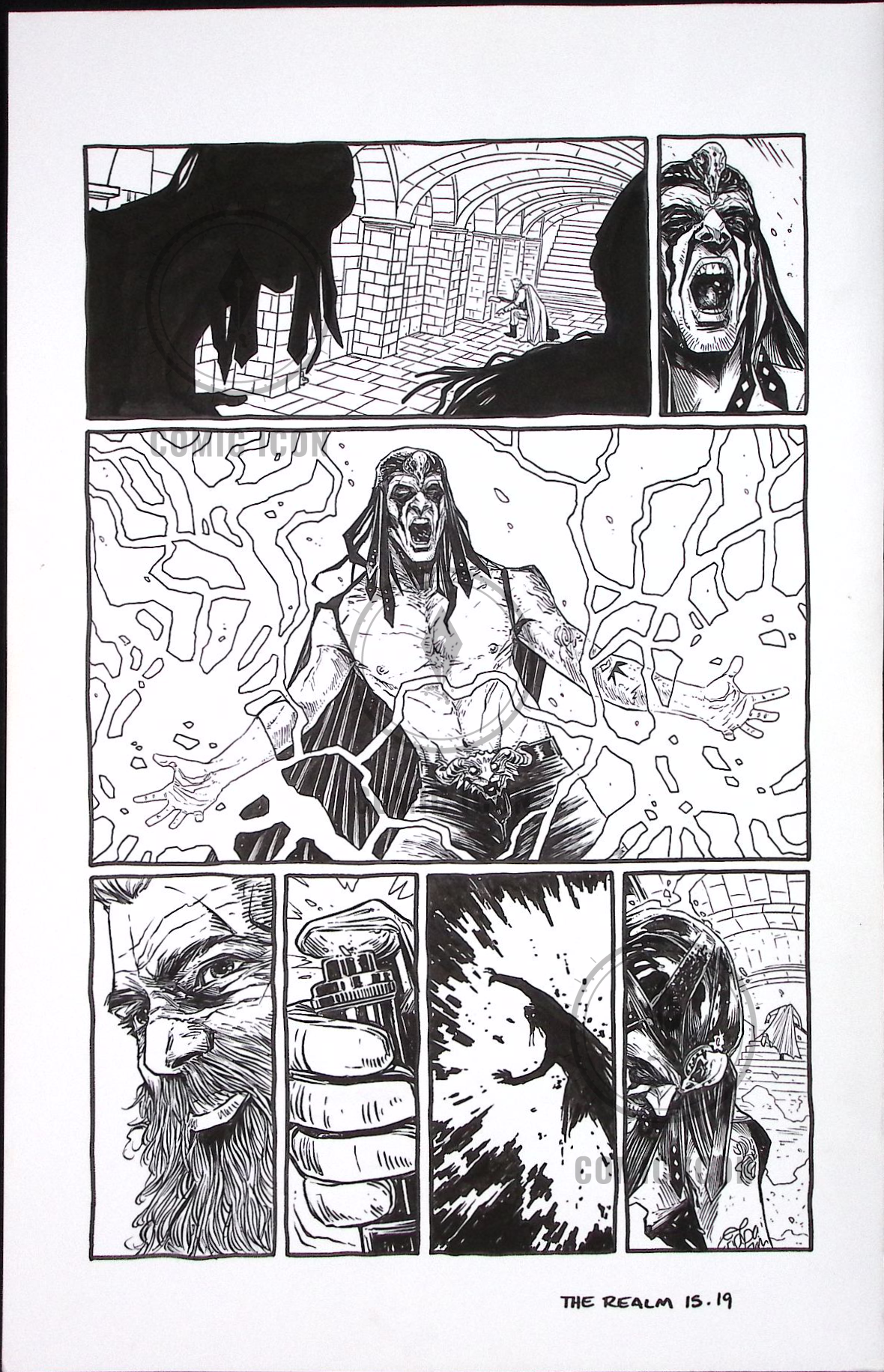 The Realm #15 — Page 19 — Jeremy Haun Original Art