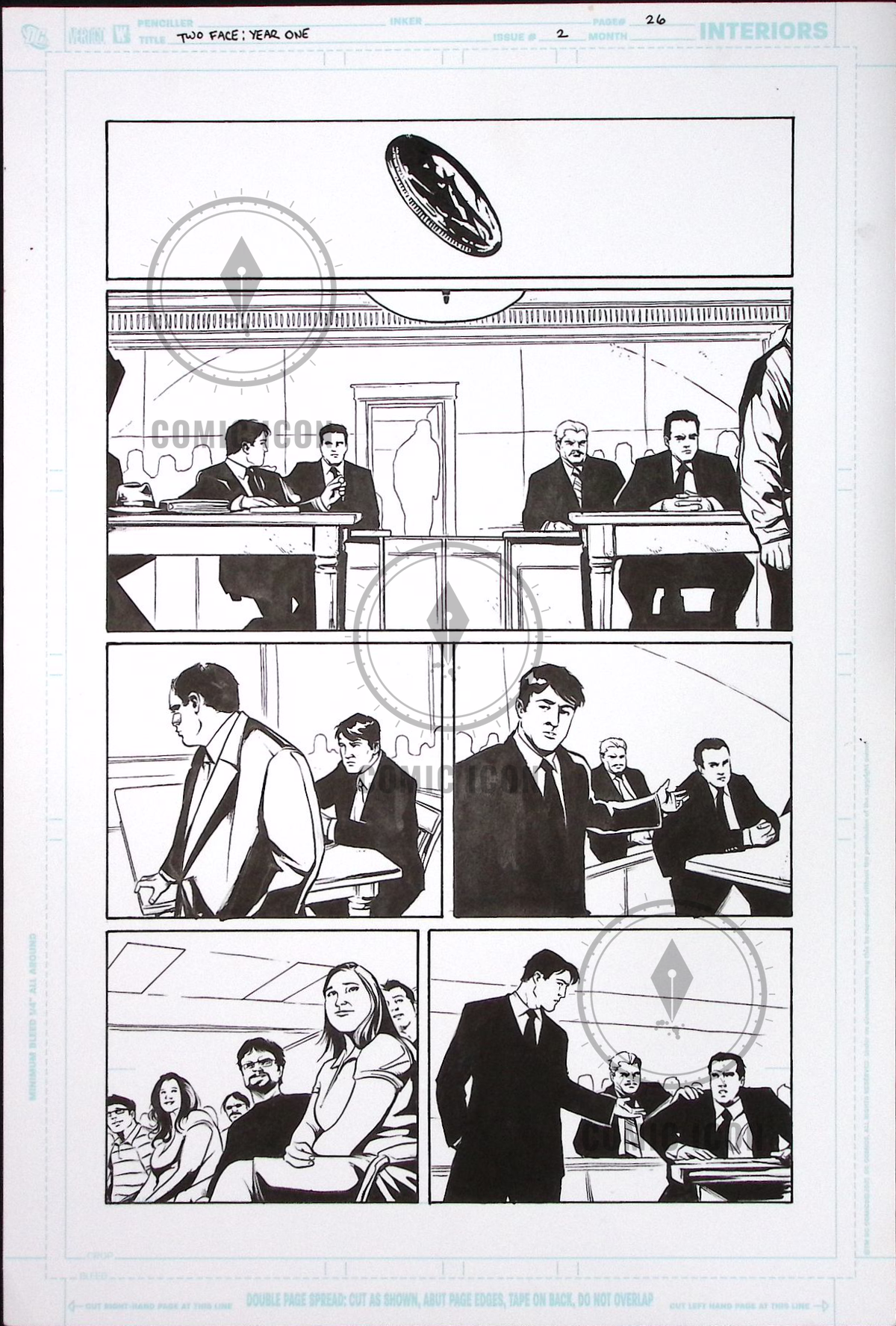 Two Face: Year One #2 — Page 20 — Jeremy Haun Original Art